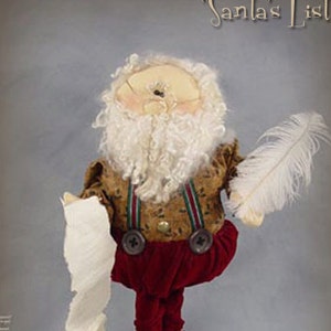 Pattern: Santa's List 20 Santa image 1