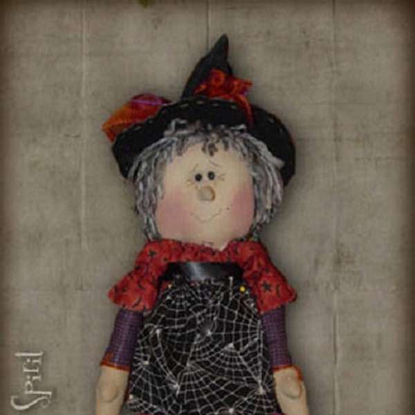 Pattern: Wendy - 16" Witch  Rag Doll