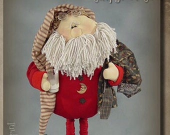 Pattern: Sleepytime Santa - 21" Santa