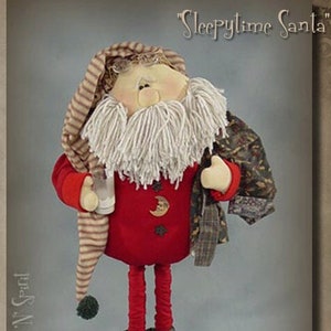 Pattern: Sleepytime Santa - 21" Santa