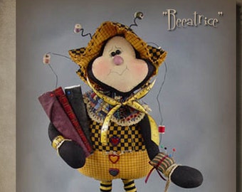 Pattern: Beeatrice - 19" Quilting  Bumble Bee
