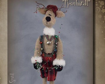 Pattern: Reinhardt - 27" Reindeer, Christmas