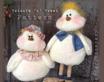 Pattern: Twiddle n Tweet  17" Baby Chicks