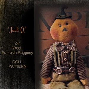 &quot;Muster: &quot;&quot;Jack O - 24&quot; Pumpkin Ragdy Doll&quot;&quot;