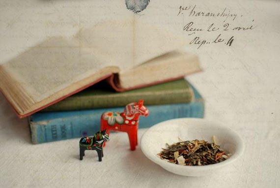 Swedish green loose leaf tea blends.