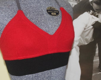 wool bralette