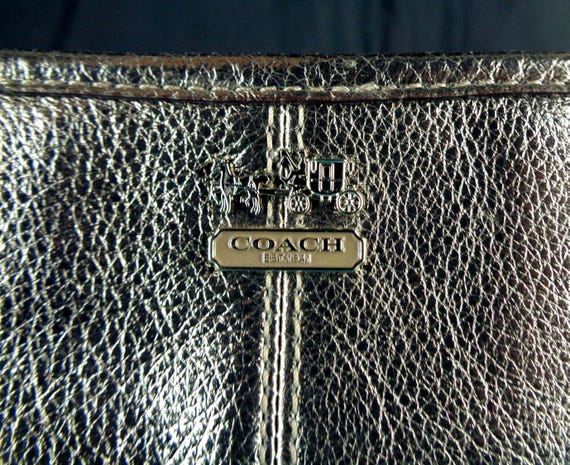 Y2K Coach Clutch Handbag Evening Leather Purse Small Unique