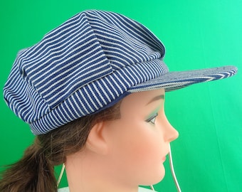 Cappello da camionista vintage retrò da capotreno, ingegnere, anni