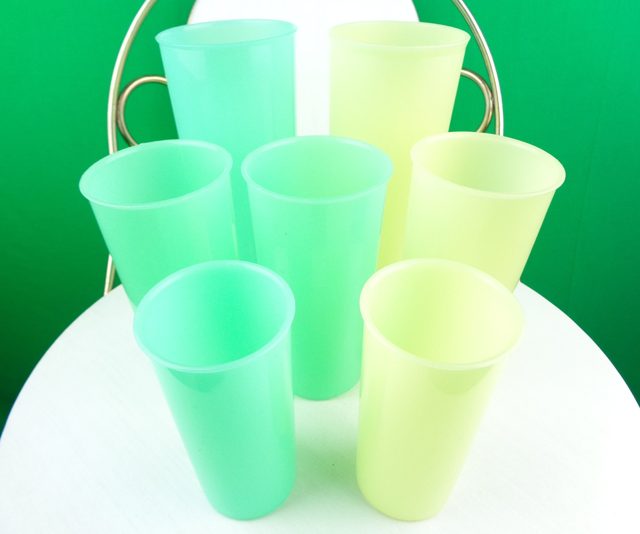 Tupperware Tumbler Drink Cups Barware 1950s 1960s Vintage Mid