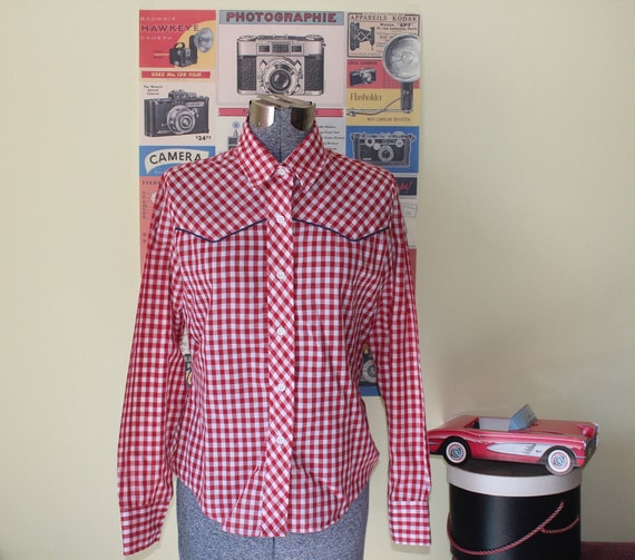 1960s 70s 80s Vintage Retro Womens Clothing Blouse