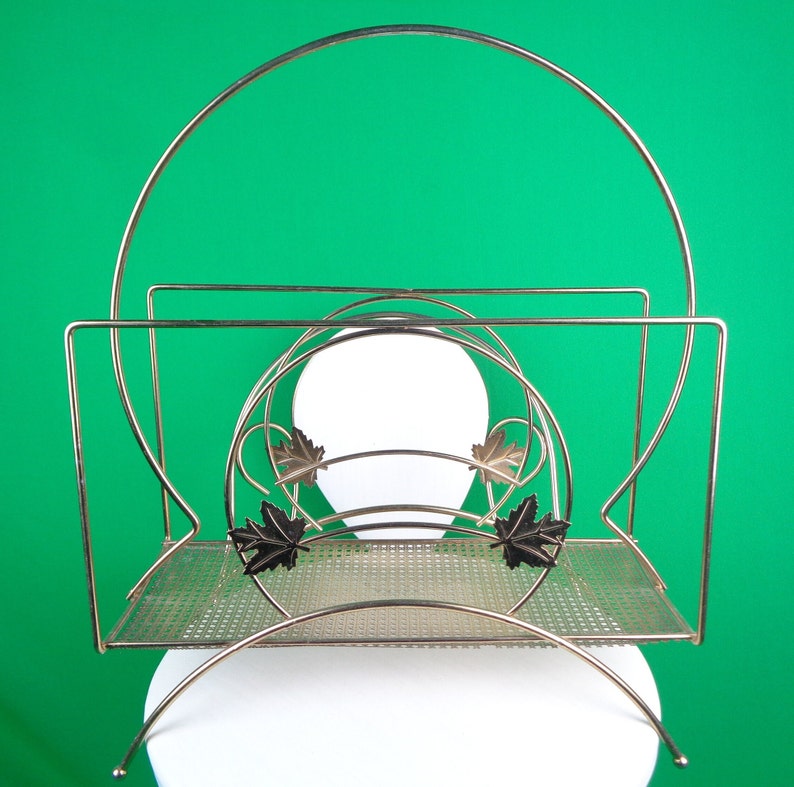 Vintage Retro Magazine Book Stand Rack Holder 1950s 1960s Mid Century