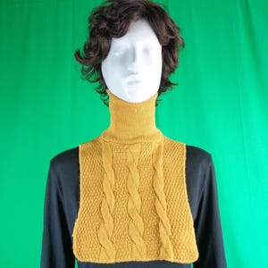 Suéter retro vintage Dickie de punto trenzado, suéter de media manga, top de los años 70 y 80, camisa, peto, peto, rojo, amarillo, acrílico, accesorio de regalo