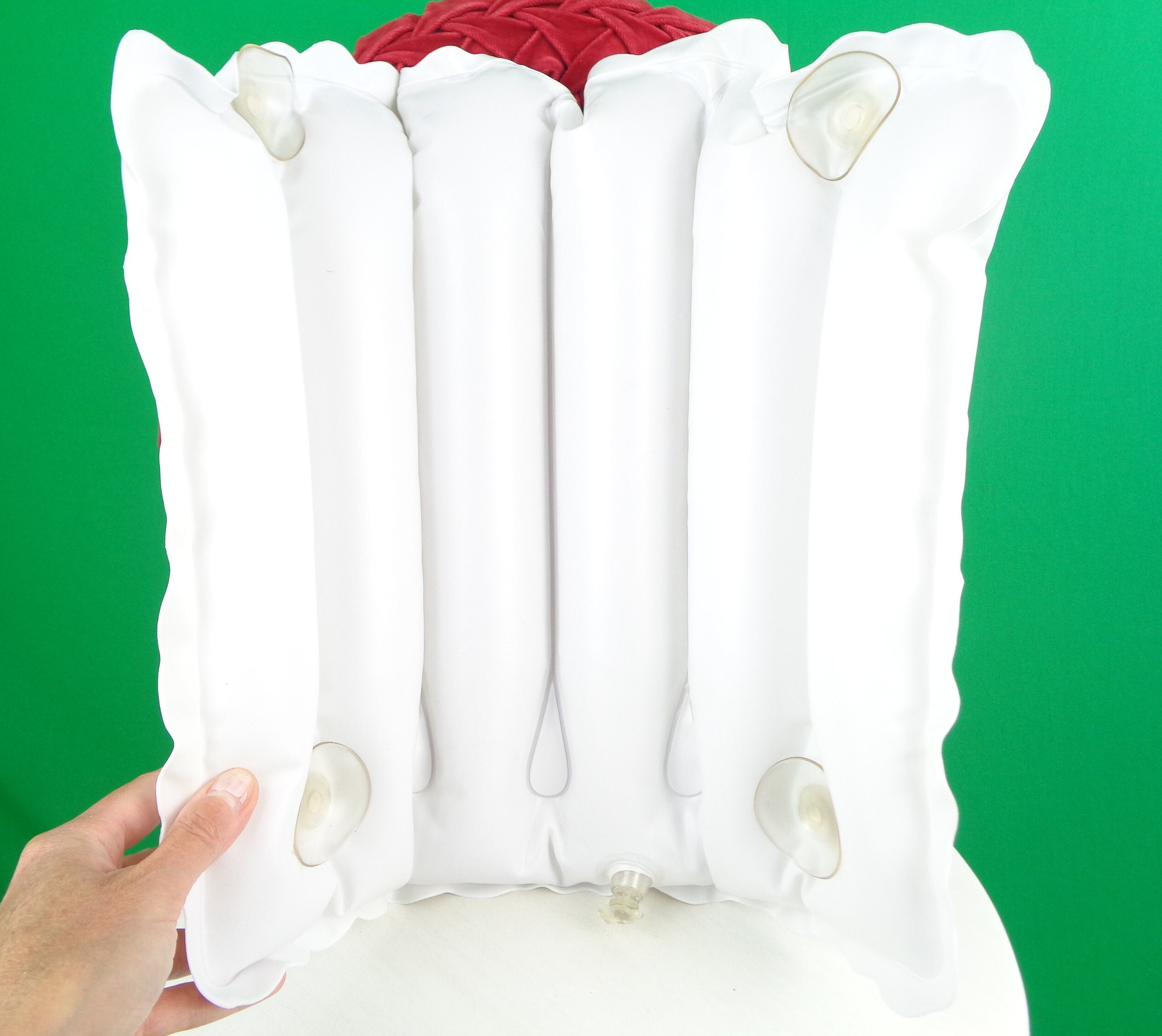 Simple White Bath Pillow, Full Body Bath Pillow, Anti-slip Pvc