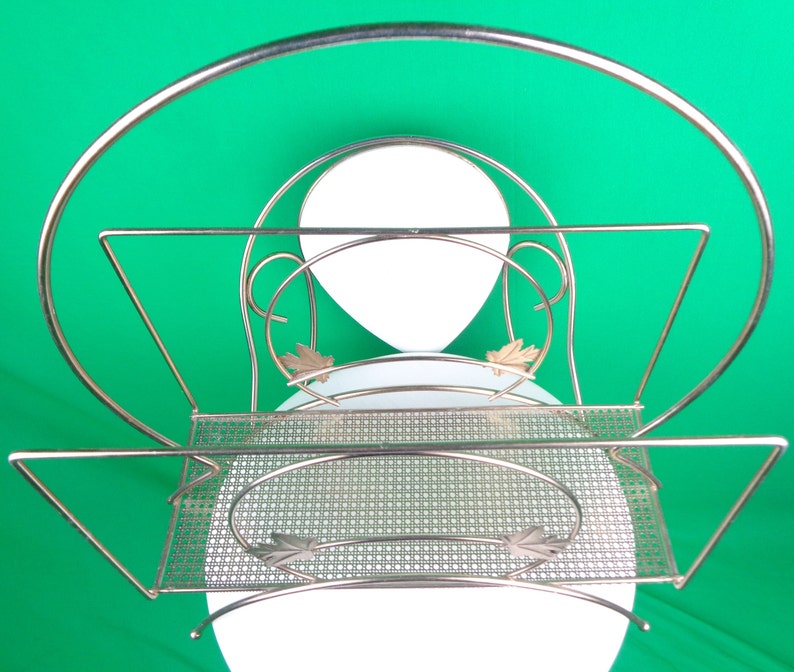 Vintage Retro Magazine Book Stand Rack Holder 1950s 1960s Mid Century