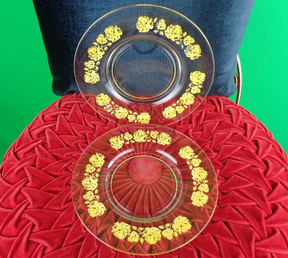 Vintage MCM Dish Set: 50s 60s Hazel Altas Saucer Plate Replacement Mid Century Anchor Hocking Bread Butter Appetizer Desert Sherbet