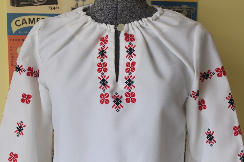 70s peasant blouse