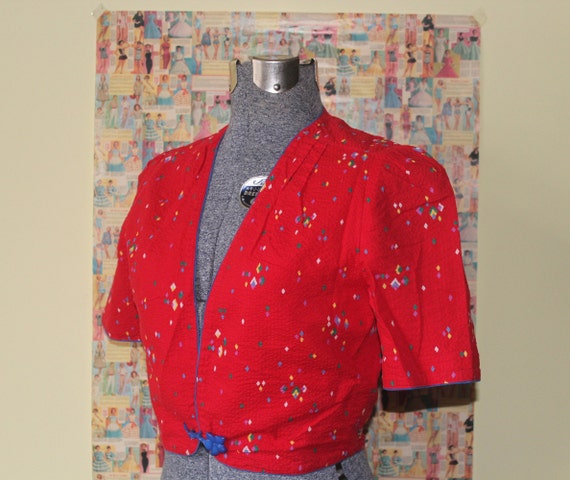Vintage Retro Clothing Dress Jacket Blouse Top 19… - image 6