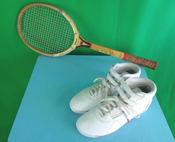 Vintage Wilson Ellsworth Vines Tennis Racquet: 1930s Racket Signature Model Famous Players Series Sport USA Strata Bow Gift