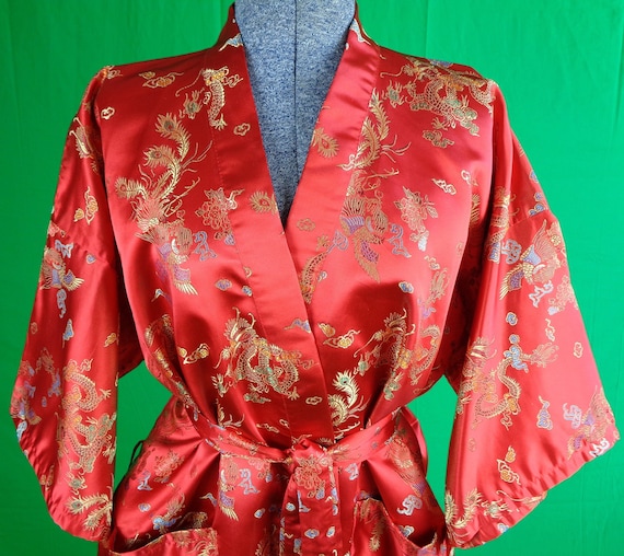 Vintage Retro Robe House Coat Clothing 1980s 1990… - image 1