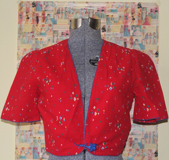 Vintage Retro Clothing Dress Jacket Blouse Top 19… - image 4
