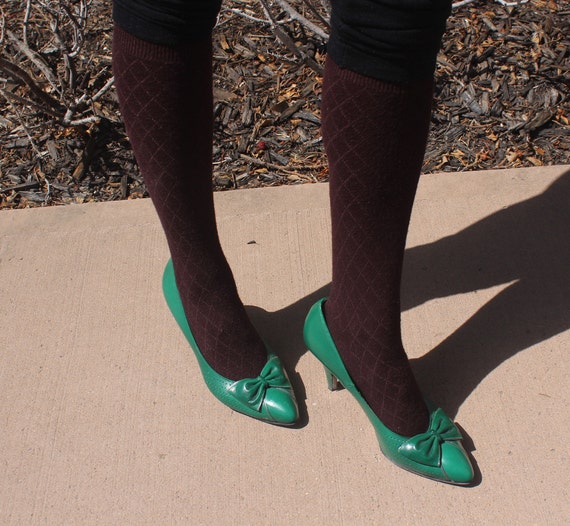 emerald green designer shoes