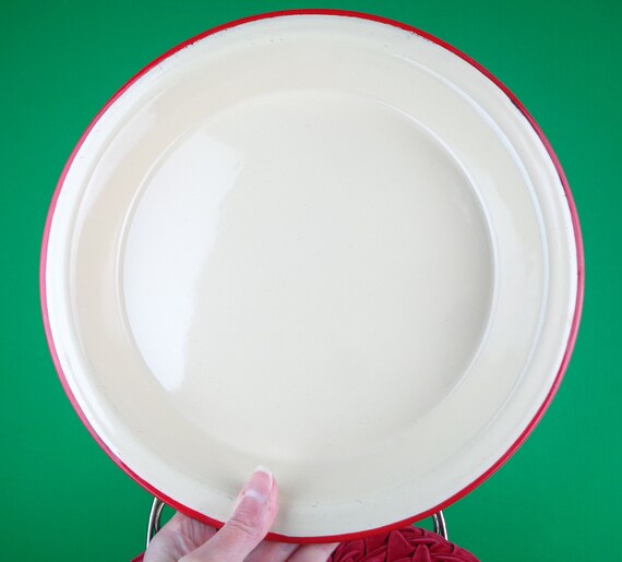 Vintage Retro Pie Plates Pans Dishes Food Cook Bake Ferm Preparation 1930s 1940s Kitchen Dinnerware Serving Home Decor Party Evening Gift