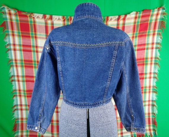 Vintage Retro Womens Girl Clothing Blue Jean Deni… - image 8