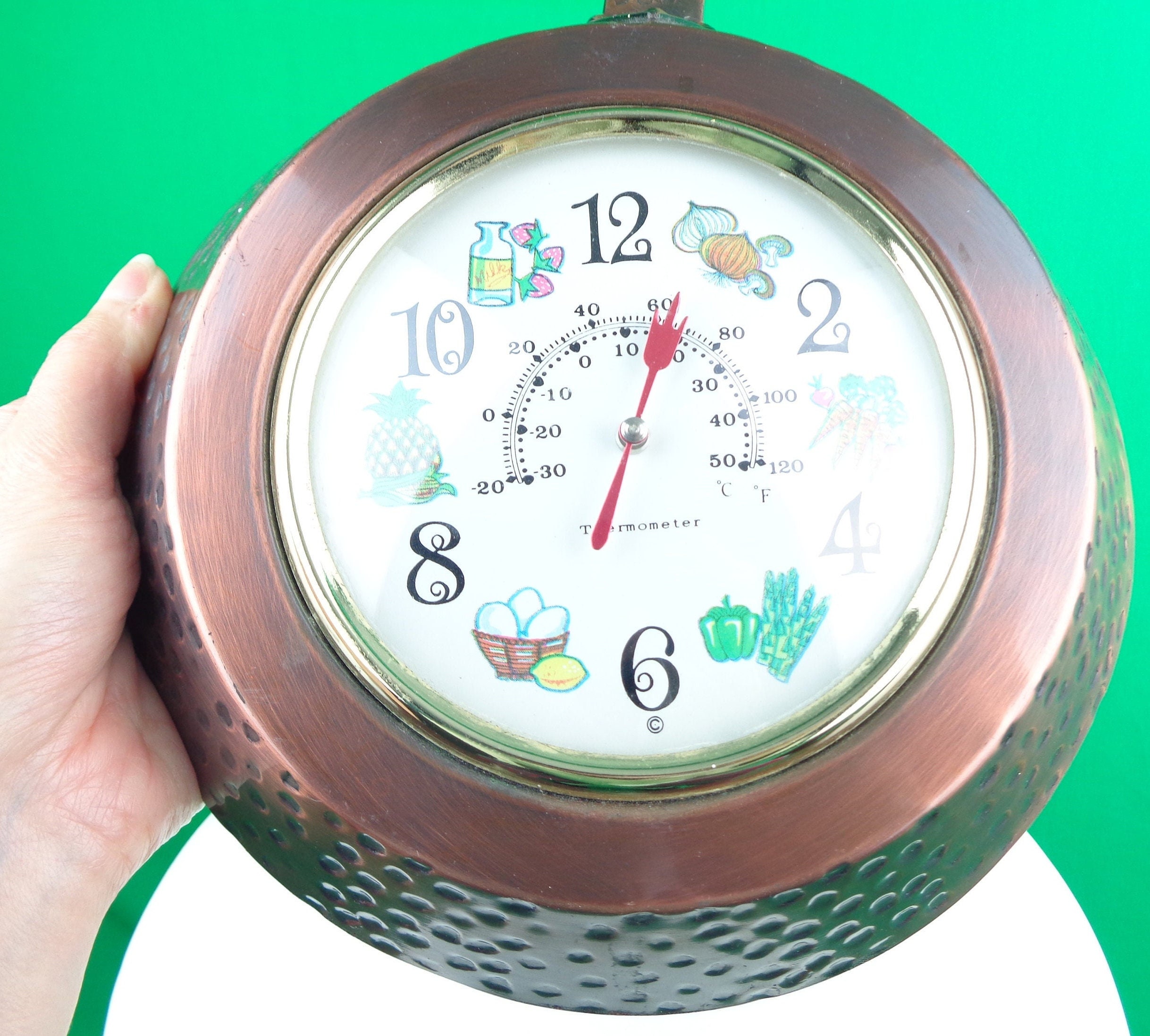 Copper Pan Clock 