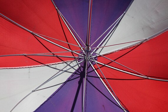 40s 50s WW2 Vintage Mid Century Umbrella Womens M… - image 7