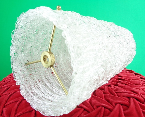 Vintage Retro Pendant Lamp Shade Light Fixure 1950s 60s Mid Century Swag Spaghetti White Plastic Cylinder Room Accent Home House Decor Gift