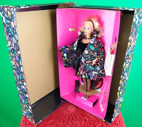 Vintage Retro Barbie Nicole Miller Bloomingdales Savvy Shopper Blond Barbie Doll Toy 1990s 94 Novelty  Limited Collector Edition Party Gift