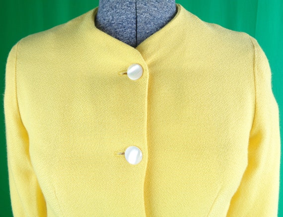 Womens Girls Clothing Dress Suit Jacket Yellow 19… - image 4