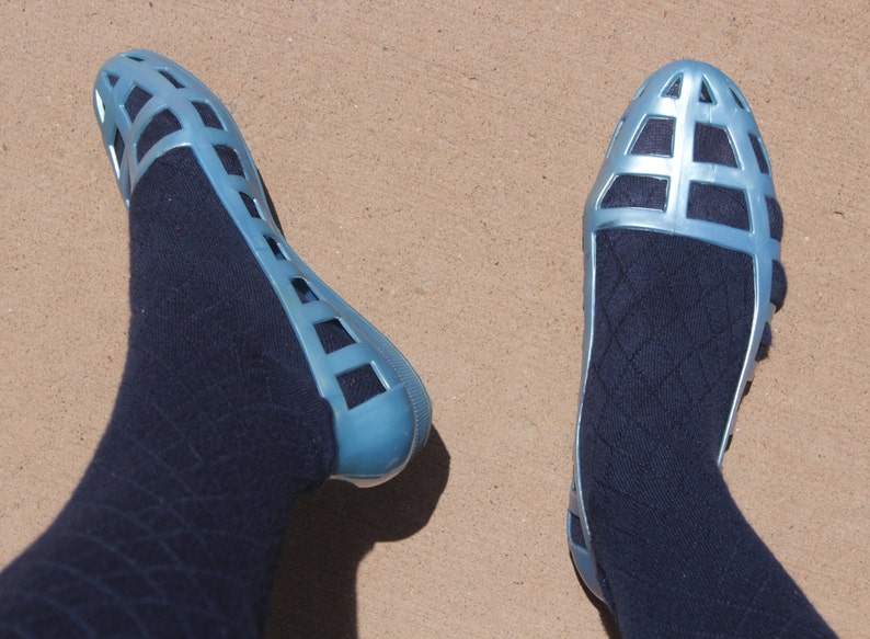 Black Patent Gold Swril Butterfly Platforms Wedges Sandals Shoes