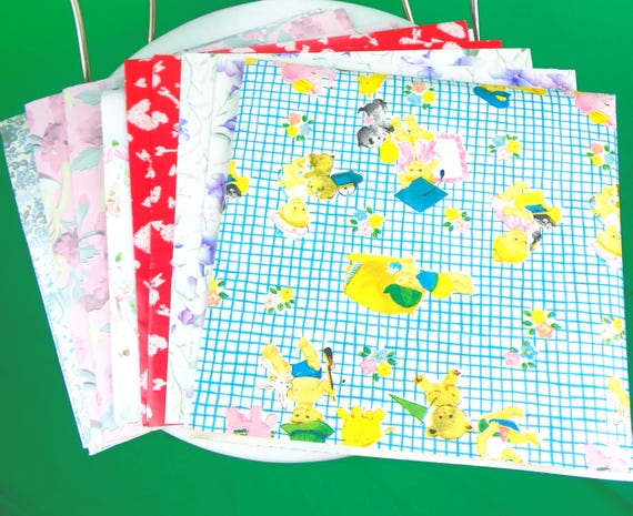 Vintage Retro Wedding Bridal Party Baby Shower Gift Wrapping Paper 1950s 1960s Bells Valentine Heart Scrapbook Collage Craft Supplies Gift