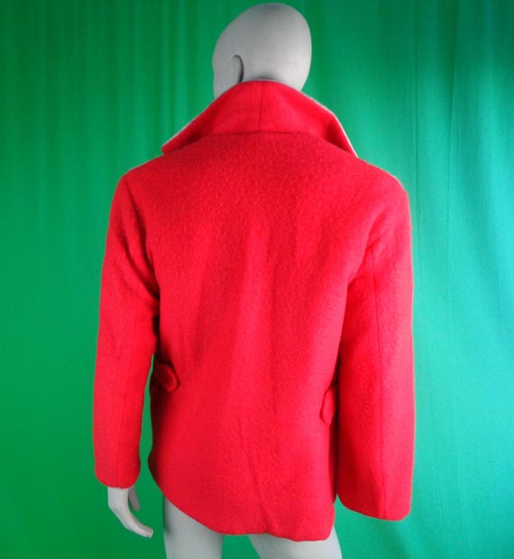 Vintage Northwest Winter Coat: 1940s-50s Sportswear Stripe Jacket