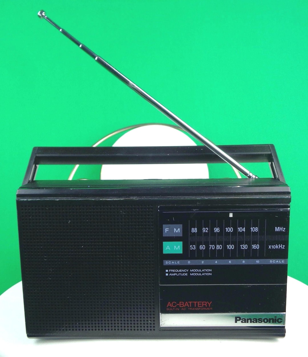 ヴィンテージ レトロ パナソニック AM FM ポータブルラジオ