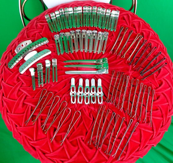 Vintage Retro 76 Hair Care Accessorie Goody Lady Ellen Clips Barrettes Personal Styling Curlers 1940s 1950s Mid Century Bath Beauty Gift