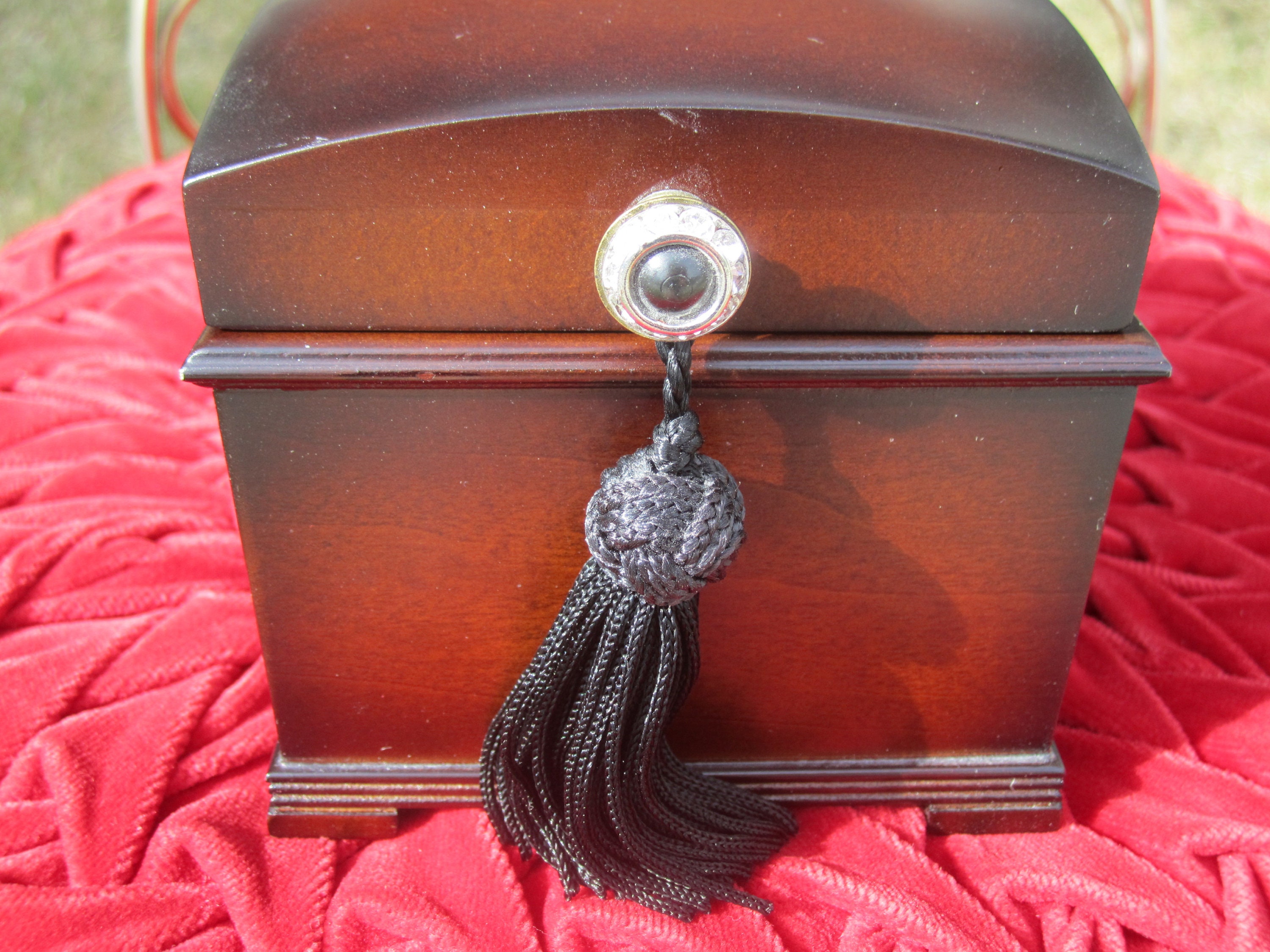 Bombay Musical Ring Jewelry Box Storage Organization 2000 Vintage Retro