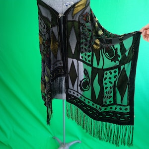 Vintage Retro Besarani London Milano Silk Shawl: 1990s Paisley Argyle Scarf Wrap Gift Accessorize