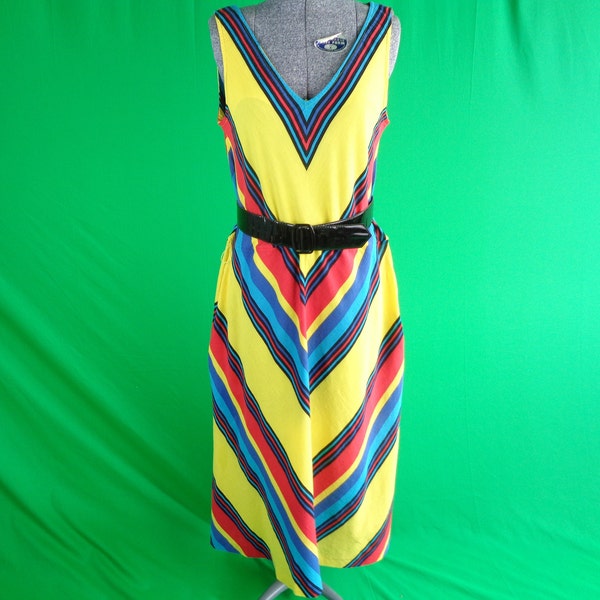 Chevron Chiffon Long Sleeve