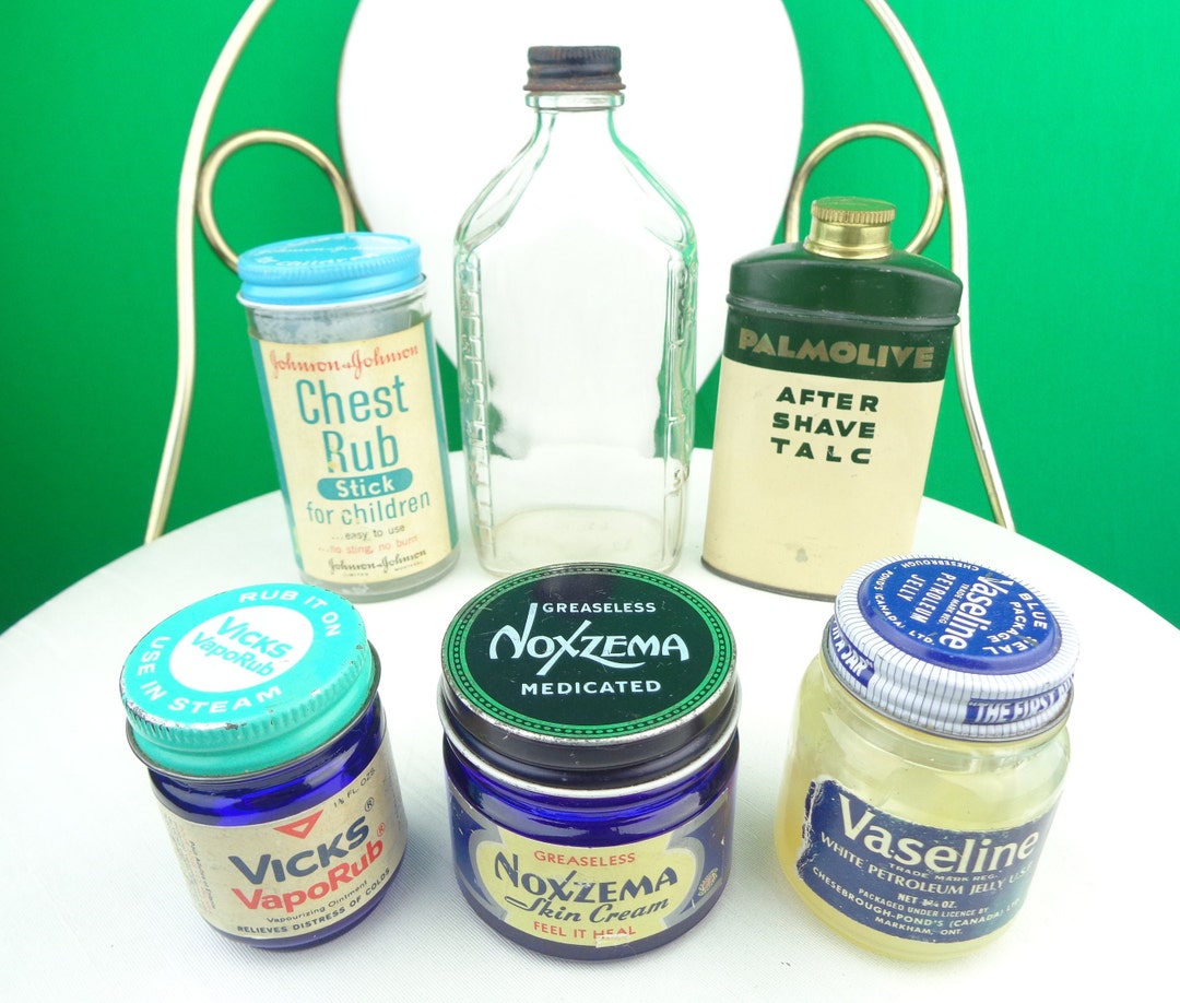 Art Collectible Medicine Johnson Chest Rub Palmolive After Shave Talc