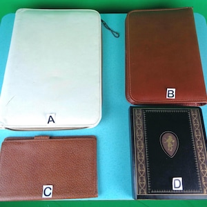 Vintage Day Timer: 1950s/60s Note Books, Address Files, Briefcase, Wallet, Calendar Planner Journal