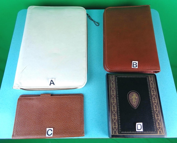 Vintage Day Timer: 1950s/60s Note Books, Address Files, Briefcase, Wallet, Calendar Planner Journal