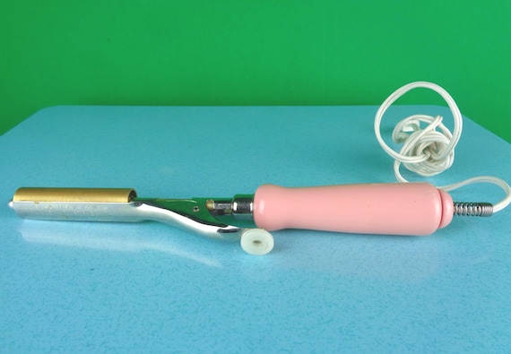 Vintage 1950s-60s Standard Products Curling Iron: Pink Mid Century  Hair Styling Beauty Gift