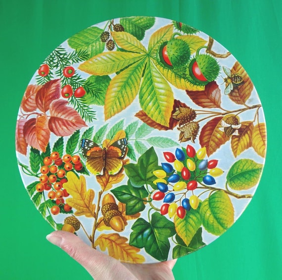 Vintage Peek Frean's Biscuit Tin: 50s 60s Playbox, England Storage Container Mid Century Decor