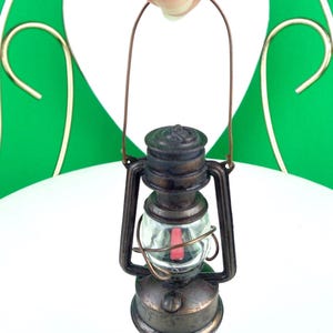 Vintage Hurricane Lantern Pencil Sharpener: Die Cast Metal, 70s-80s Novelty Tool Supplies Office School