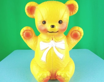 Vintage Teddy Bear Coin Bank 1960s Collectible Keepsake Memento Regal