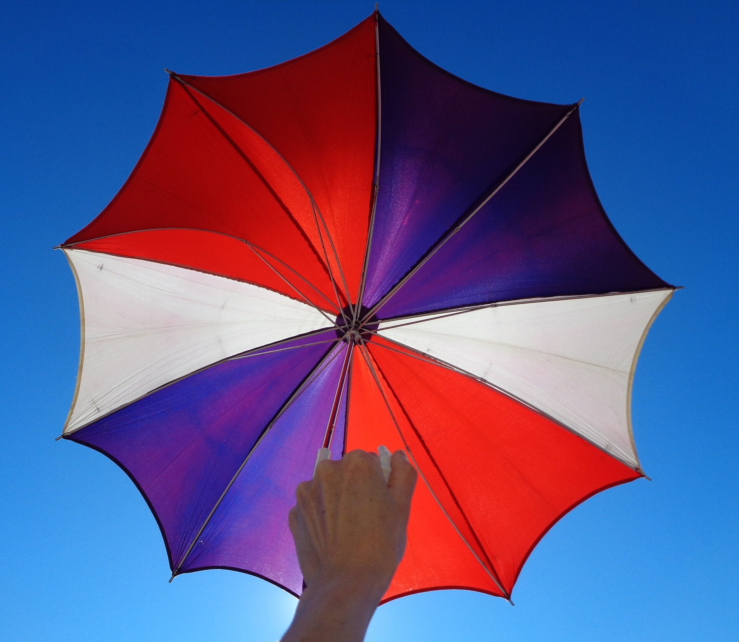Red Nylon Umbrella 