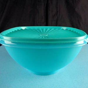 Tapa de Tupperware vintage, recipiente para alimentos, utensilios de cocina, decoración de cocina, organización, artículos esenciales, contenedor de plástico para aperitivos.