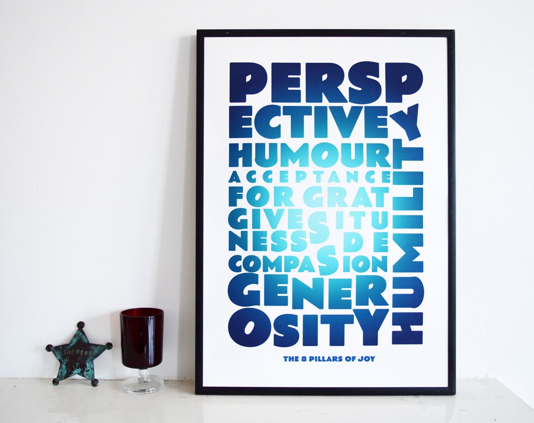 The 8 Pillars of Joy Etsy